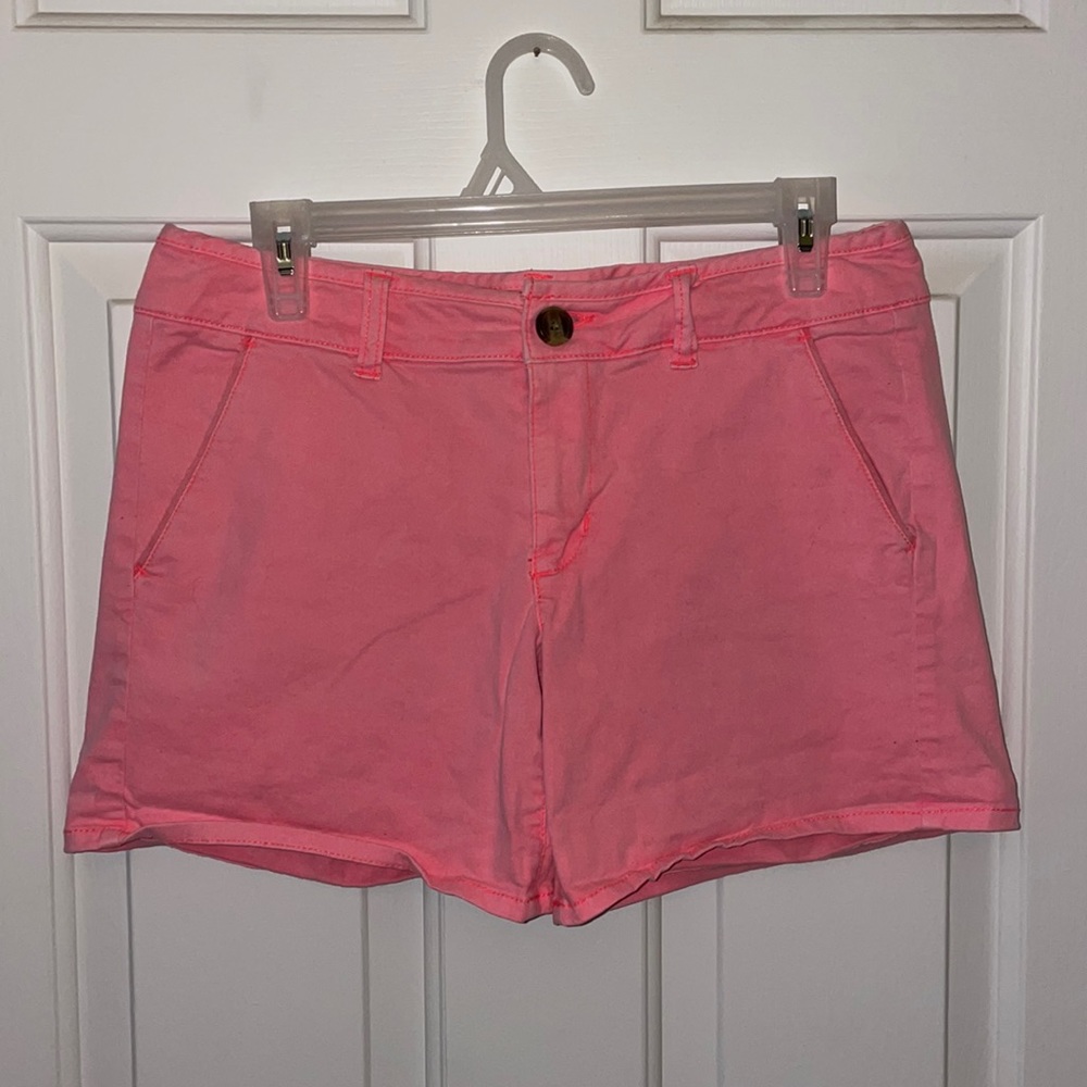 Pink Midi Shorts